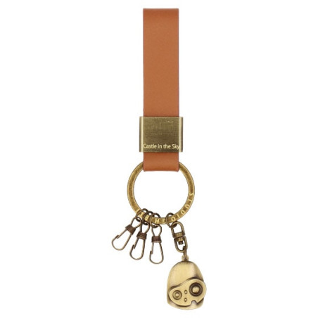 Keychains - Leather Keychain Robot - Castle in the Sky