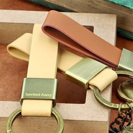 Keychains - Leather Keychain Robot - Castle in the Sky