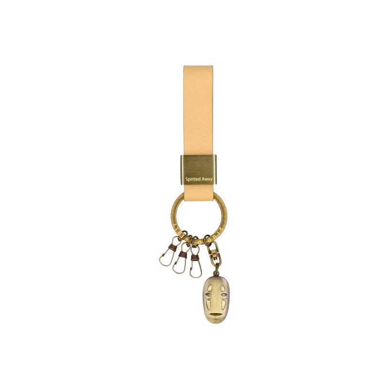 Keychains - Leather Keychain No Face - Spirited Away