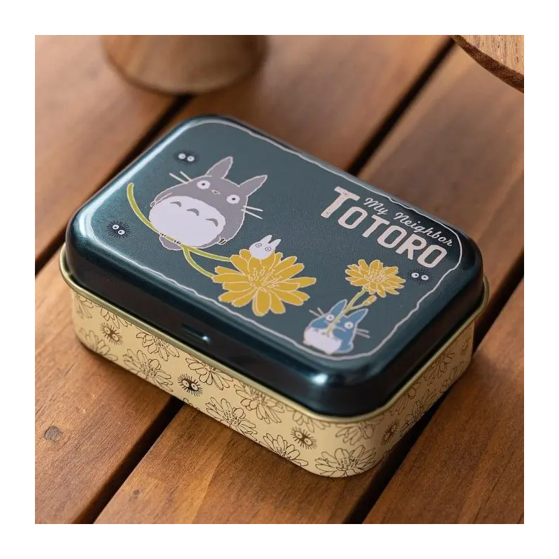 Accessories - Small metal box Totoro flower - My Neighbor Totoro