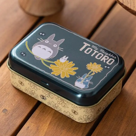 Accessories - Small metal box Totoro flower - My Neighbor Totoro