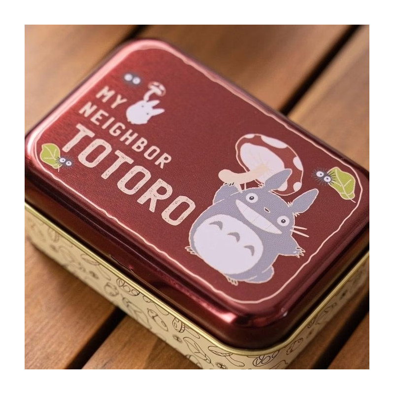 Accessories - Small metal box Totoro mushroom - My Neighbor Totoro
