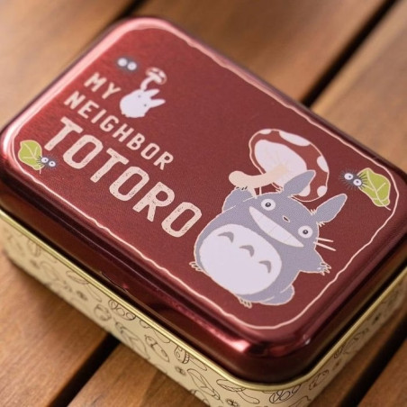 Accessories - Small metal box Totoro mushroom - My Neighbor Totoro