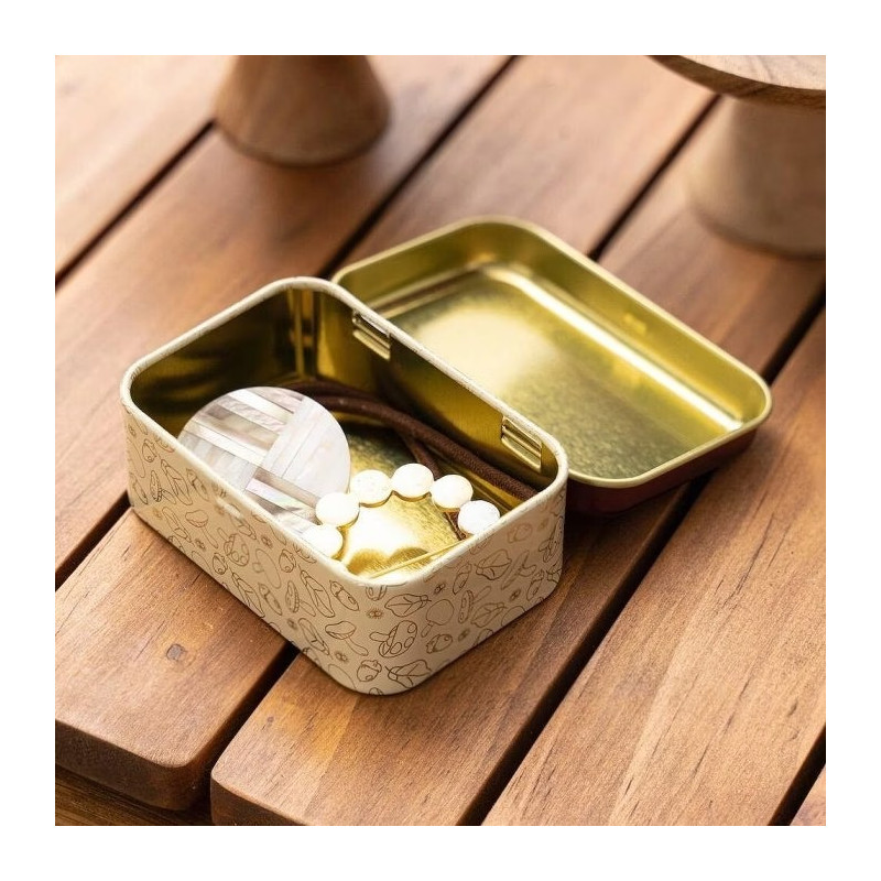 Accessories - Small metal box Totoro mushroom - My Neighbor Totoro