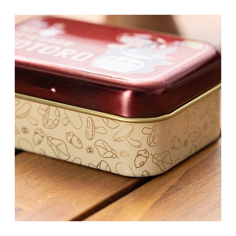 Accessories - Small metal box Totoro mushroom - My Neighbor Totoro