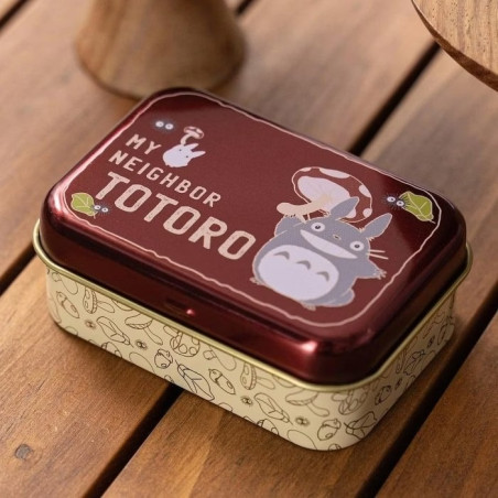 Accessories - Small metal box Totoro mushroom - My Neighbor Totoro