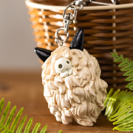 Keychains - 3D Keychain San’s Mask and Kodama - Princess Mononoke