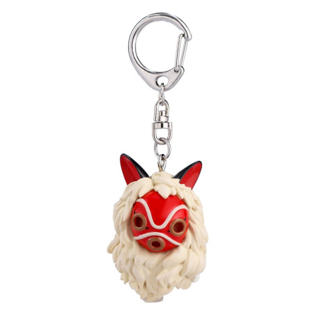 Keychains - 3D Keychain San’s Mask and Kodama - Princess Mononoke