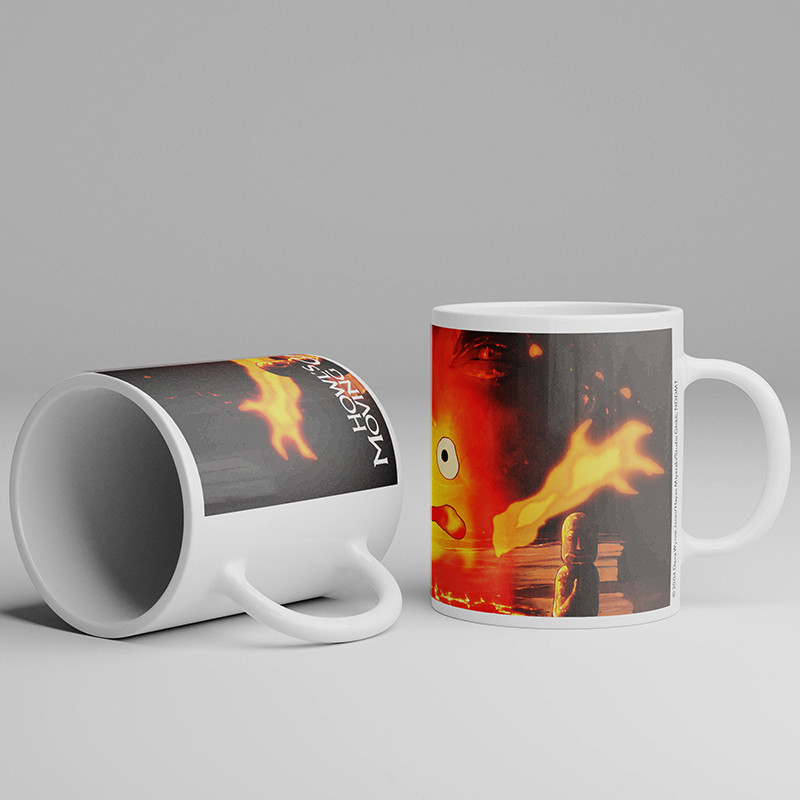 Tazas y tazones - Taza Ghibli 11 - Calcifer - El castillo ambulante