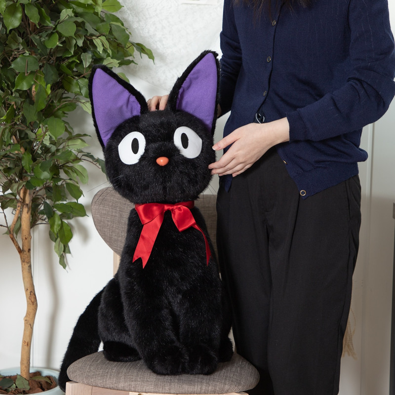 Peluches Clásicas - Peluche gigante Jiji de 70 cm - Nicky, la aprendiz de bruja