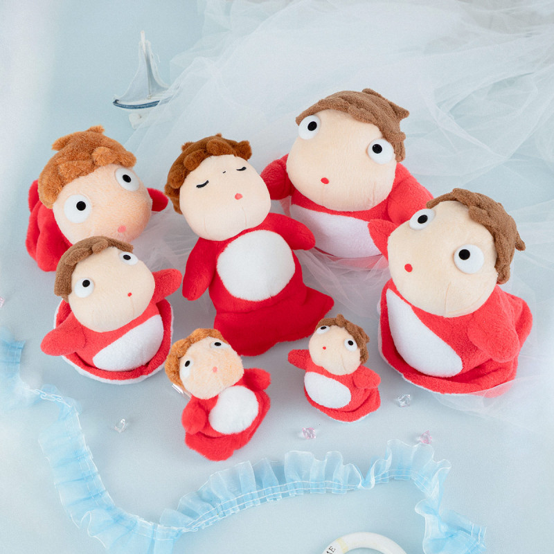 Peluches Nakayoshi - Peluche Nakayoshi Ponyo tumbado - Ponyo en el acantilado