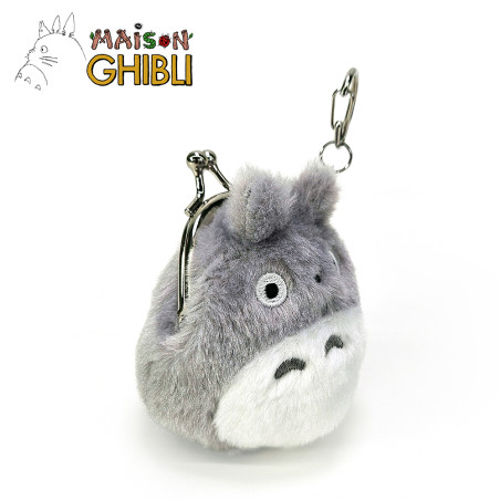 Monederos de peluche - Mini-porte-monnaie Funwari Totoro Gris - Mon Voisin Totoro