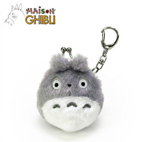 Monederos de peluche - Mini-porte-monnaie Funwari Totoro Gris - Mon Voisin Totoro