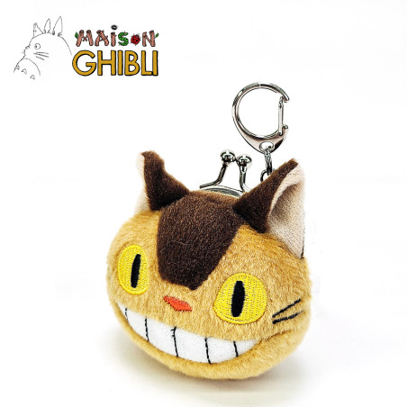 Purse Plush - Funwari mini coin purse Cat Bus - My Neighbor Totoro