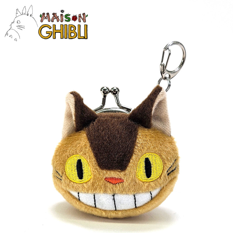 Purse Plush - Funwari mini coin purse Cat Bus - My Neighbor Totoro