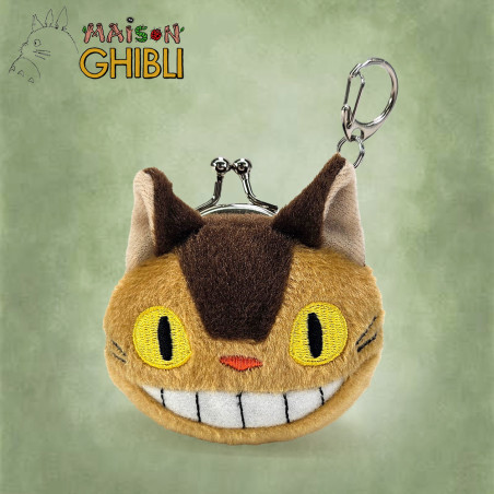 Purse Plush - Funwari mini coin purse Cat Bus - My Neighbor Totoro