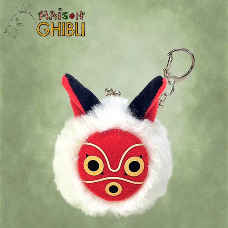 Purse Plush - Funwari mini coin purse San's Mask - Princess Mononoke