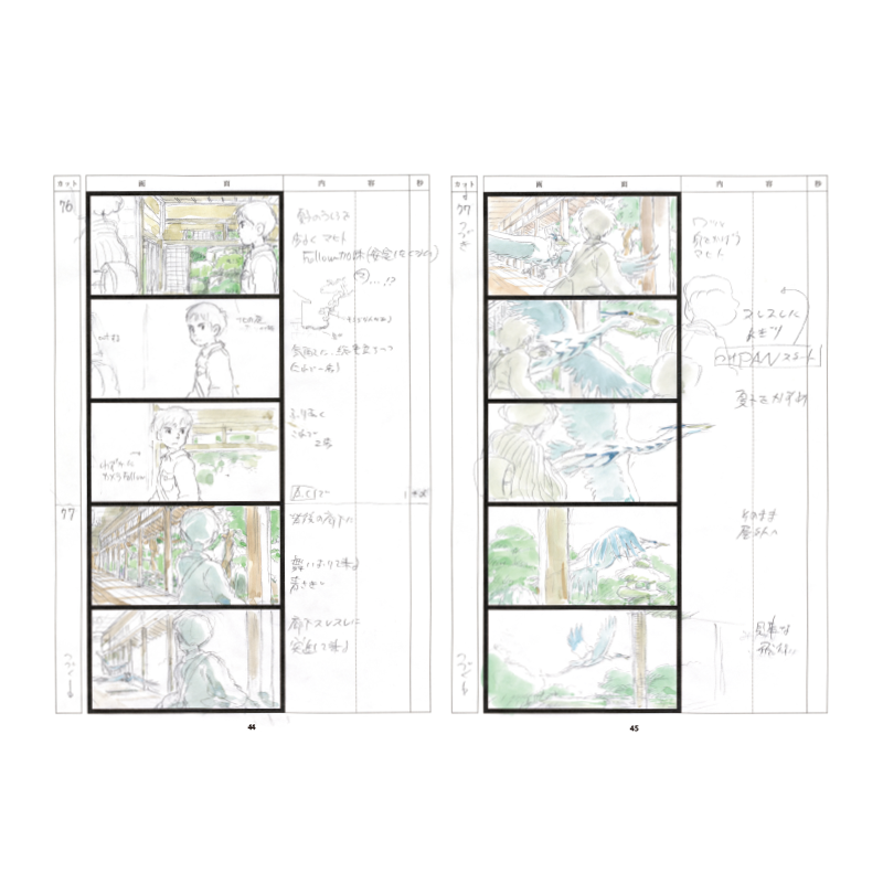 Cultura - StoryBoard complet - Le Garçon et le Héron