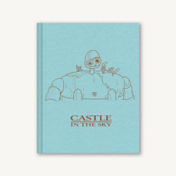 Notebooks and Notepads - Robot Gardener Cloth Notebook - Castle in the sky