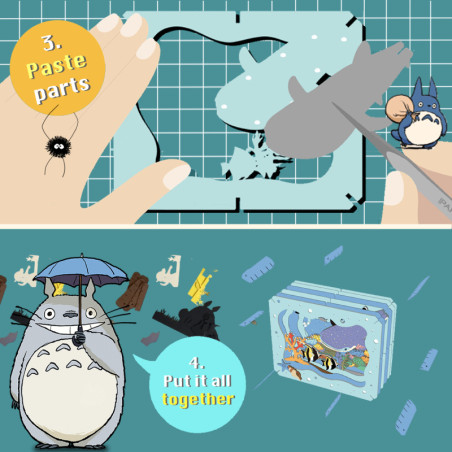 Teatros de papel - Théâtre de papier Totoro Festin Secret - Mon Voisin Totoro