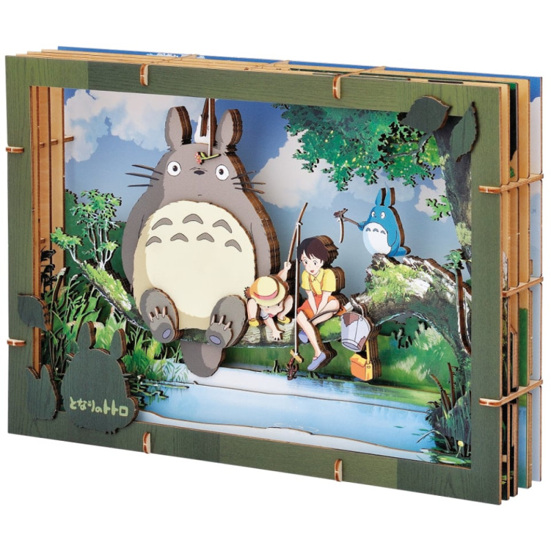Théâtres de papier - Théâtre de papier Deluxe Totoro pêche - Mon Voisin Totoro