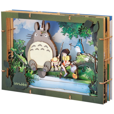 Teatros de papel - Théâtre de papier Deluxe Totoro pêche - Mon Voisin Totoro