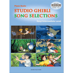 Música - Partitura Fácil/Intermedio 2 pianos - Studio Ghibli