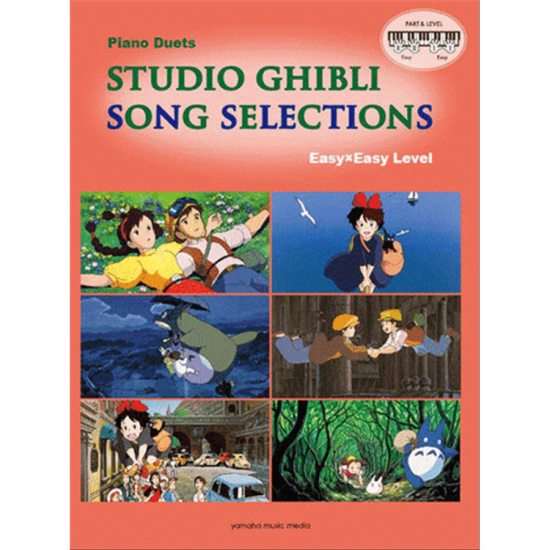 Musique - Partition Facile Piano 4mains - Studio Ghibli