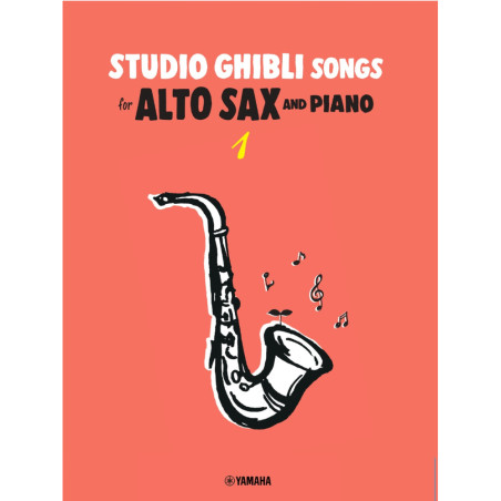 Música - Saxofón alto/Piano Partitura V.1 - Studio Ghibli