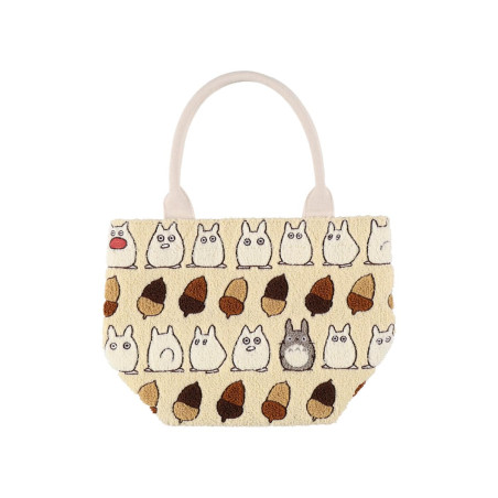 Bolsos - Sac brodé Beige Totoro Noisettes - Mon Voisin Totoro