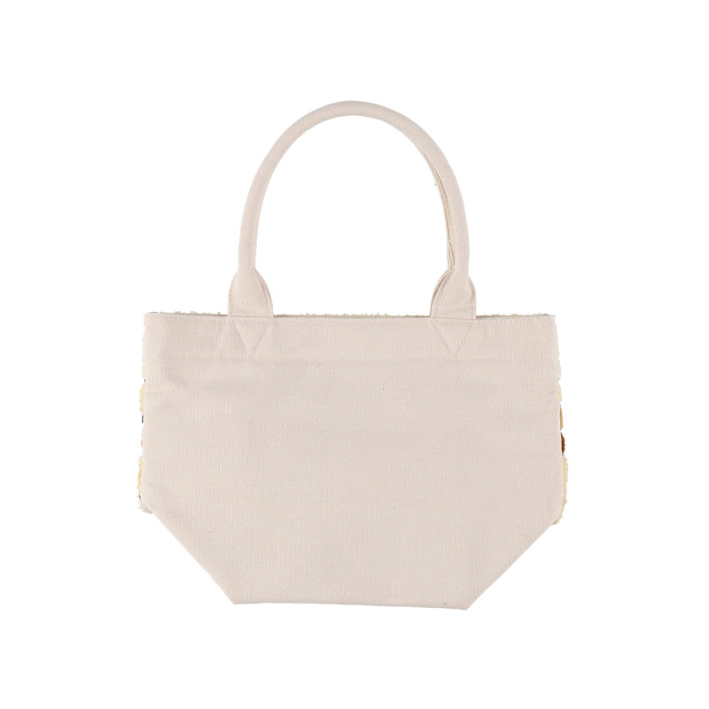Bags - Embroidered hand bag Totoro Acorn Ivory - My Neighbor Totoro