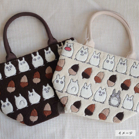 Bolsos - Bolso bordado Totoro Avellana - Mi vecino Totoro