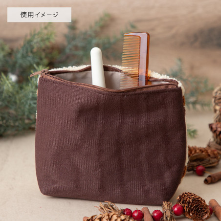 Accessoires - Pochette brodée Totoro Noisettes - Mon Voisin Totoro