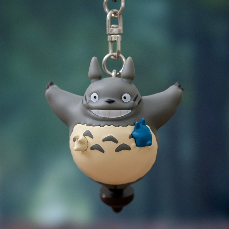 Porte-Clés - Porte-Clés Totoro sur sa toupie - Mon Voisin Totoro