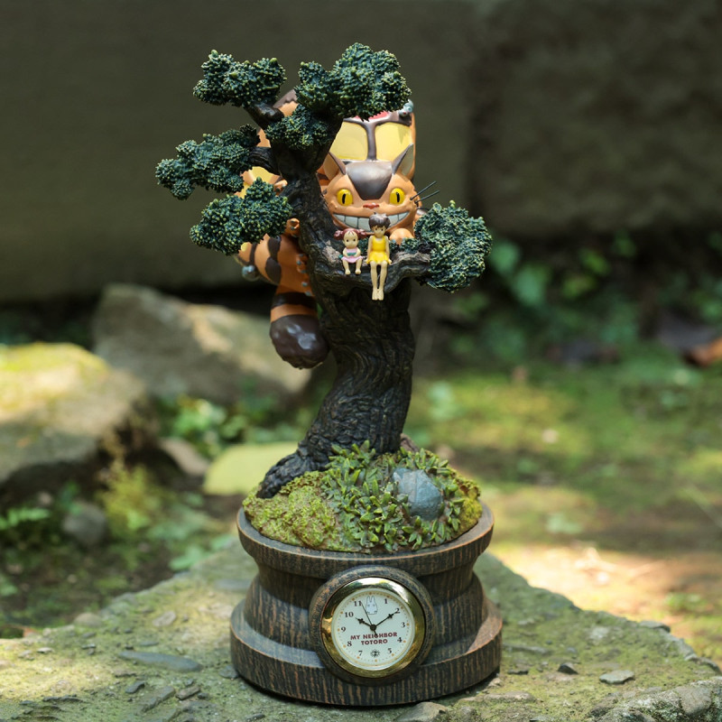 Decoraciones - Diorama horloge Mei, Satsuki et Chatbus dans l’arbre - Mon Voisin Tot