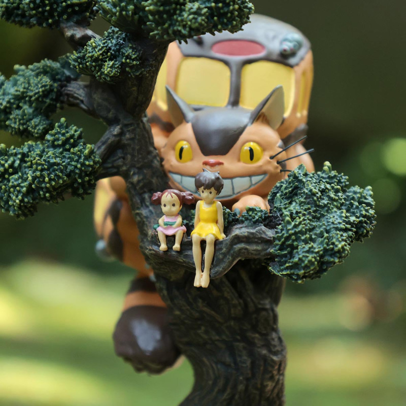 Decoraciones - Diorama horloge Mei, Satsuki et Chatbus dans l’arbre - Mon Voisin Tot