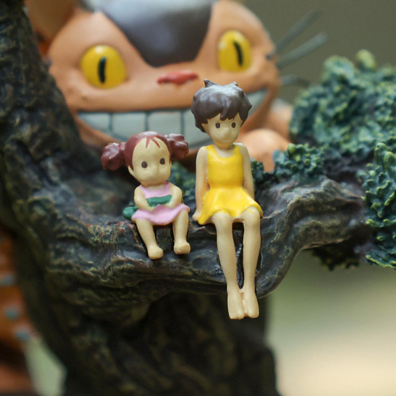 Decoraciones - Diorama horloge Mei, Satsuki et Chatbus dans l’arbre - Mon Voisin Tot