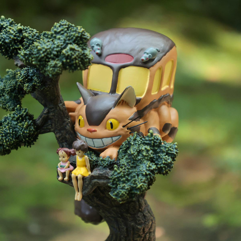 Decoraciones - Diorama horloge Mei, Satsuki et Chatbus dans l’arbre - Mon Voisin Tot