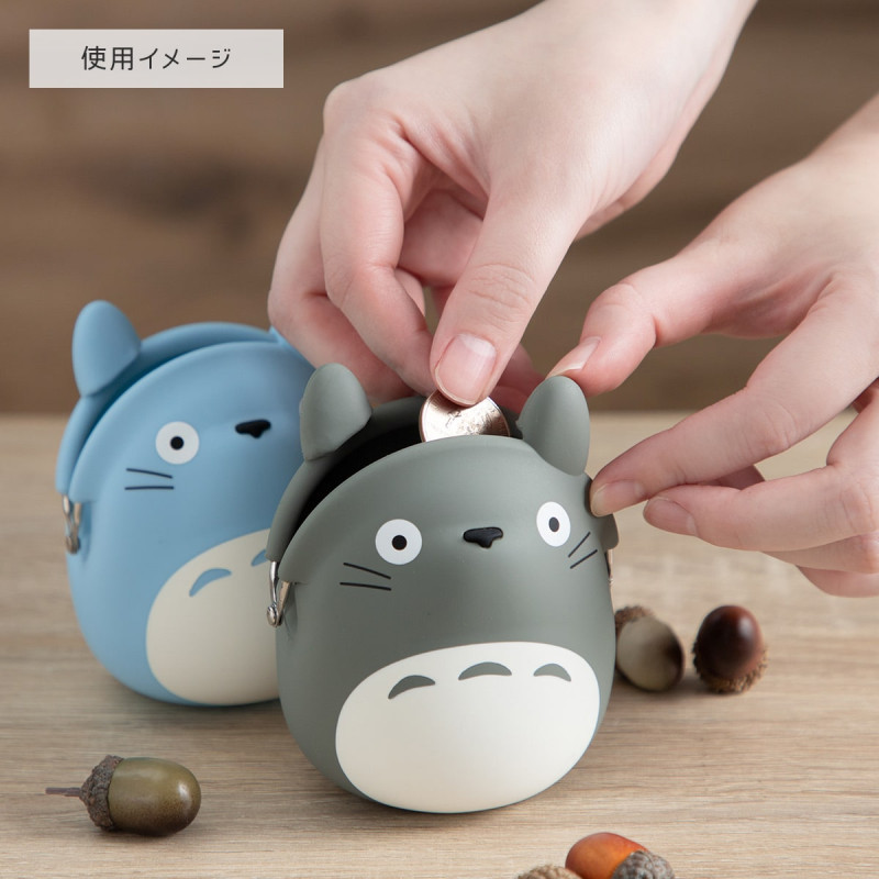 Accessories - Silicon Grey Purse Totoro - My Neighbor Totoro