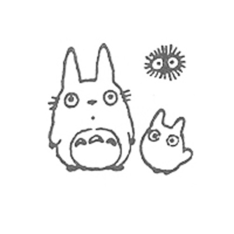 Accesorios de escritorio - Sello azul y blanco de Totoro - Mi vecino Totoro