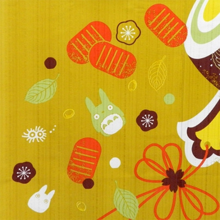 Cortinas - Cortinas Totoro y martillo de la suerte 85x150cm - Mi vecino Totoro