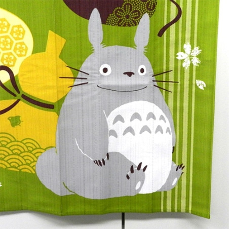 Cortinas - Cortinas Totoro y calabaza de la suerte 85x150cm - Mi vecino Totoro