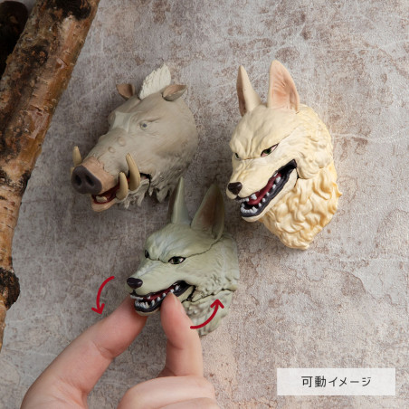 Figurines - Assortiment 6 magnets Personnage 3D mystère - Princesse Mononoké