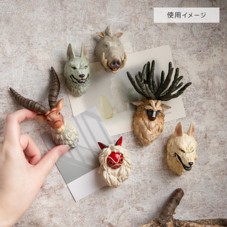 Figurines - Assortiment 6 magnets Personnage 3D mystère - Princesse Mononoké