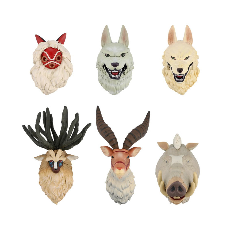 Figuras - Imán Misterio personaje 3D - La princesa Mononoke