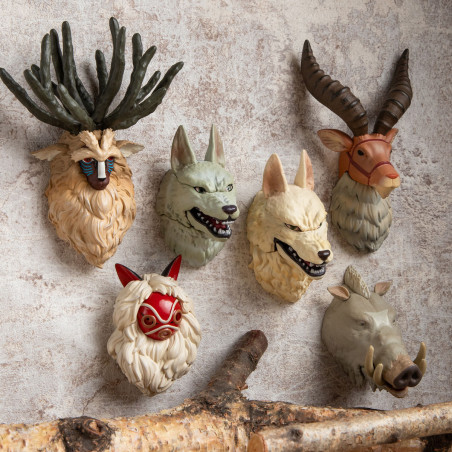 Figuras - Imán Misterio personaje 3D - La princesa Mononoke