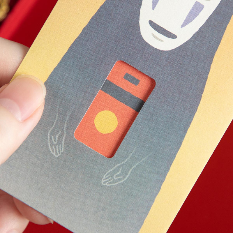 Postales y papel de cartas - 3 juegos de sobres y cartas Sin Cara- El viaje de Chihiro