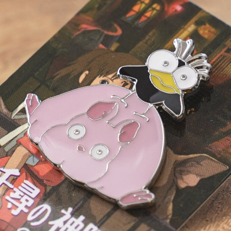 Pins - Pins Fly Bird and Boh Mouse - Spirited Away