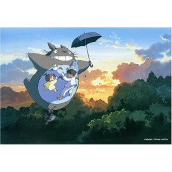 Jigsaw Puzzles - Puzzle 300P Flying Totoro - My Neighbor Totoro
