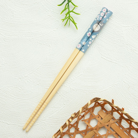 Palillos - Baguettes 21cm Totoro Fleurs - Mon Voisin Totoro